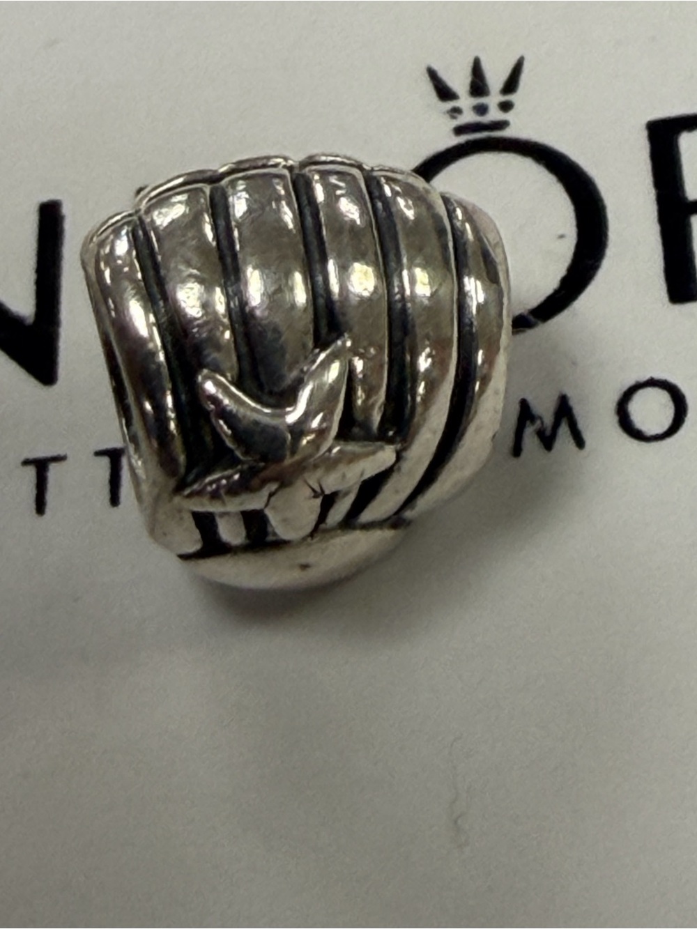 Authentic Pandora Retired Sea Shell with Starfish Silver